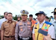 Dirlantas Polda Riau Tinjau Jalur Mudik Lintas Timur Paska Banjir
